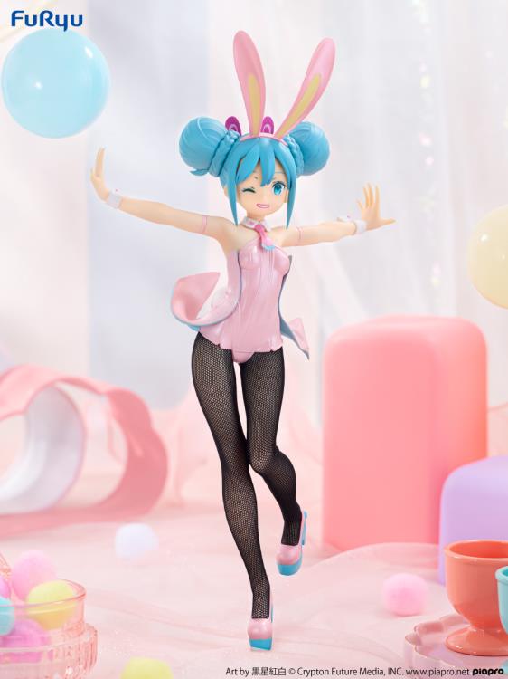 FURYU BICUTE BUNNIES FIGURE HATSUNE MIKU - WINK PEARL PINK COLOR VER. FURYU BICUTE BUNNIES FIGURE HATSUNE MIKU - WINK PEARL PINK COLOR VER.